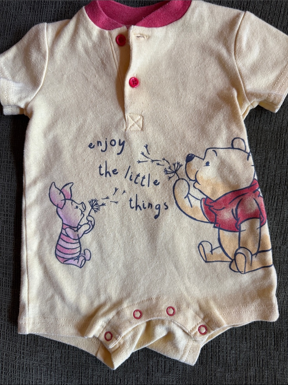 Disney Winnie the Pooh & Tigger One-Piece Rompers - Yellow, Red & Orange - Picture 2 of 6